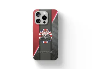 Mini Cooper Cover in Silicone Smartphone Aspetto da Corsa Drift